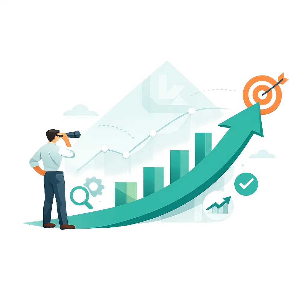 An abstract design that clarifies frequently asked questions and builds trust with clients.