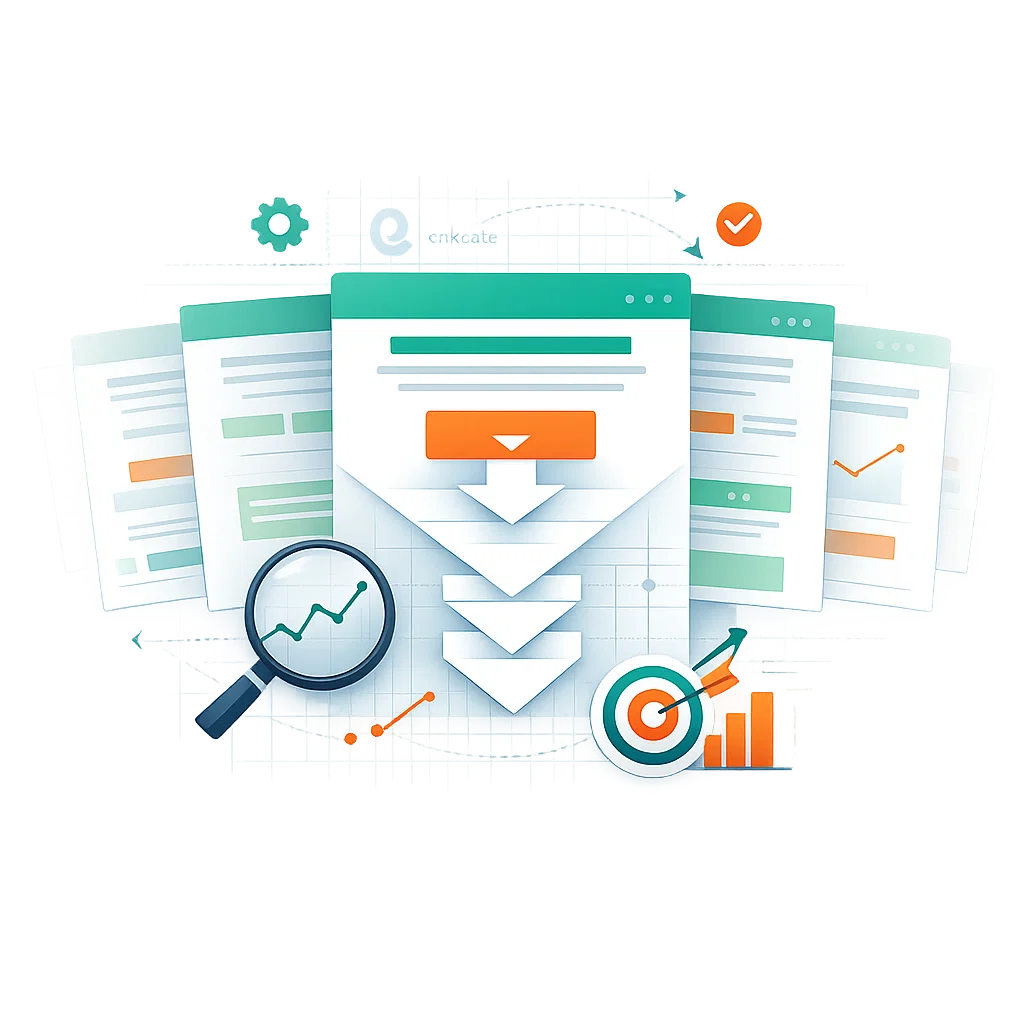 Professional landing page designed for marketing campaigns and lead generation