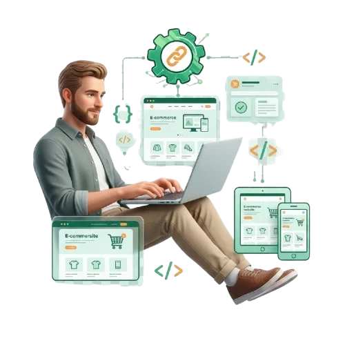 Modern business website and ecommerce development services by Lenkaate